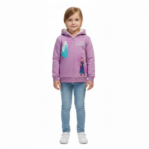 FROZEN Fleece Lined Hooded Zip Up Jacket