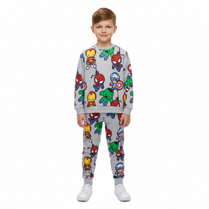 MARVEL COMICS Grey Sweatshirt & Trackpants Set