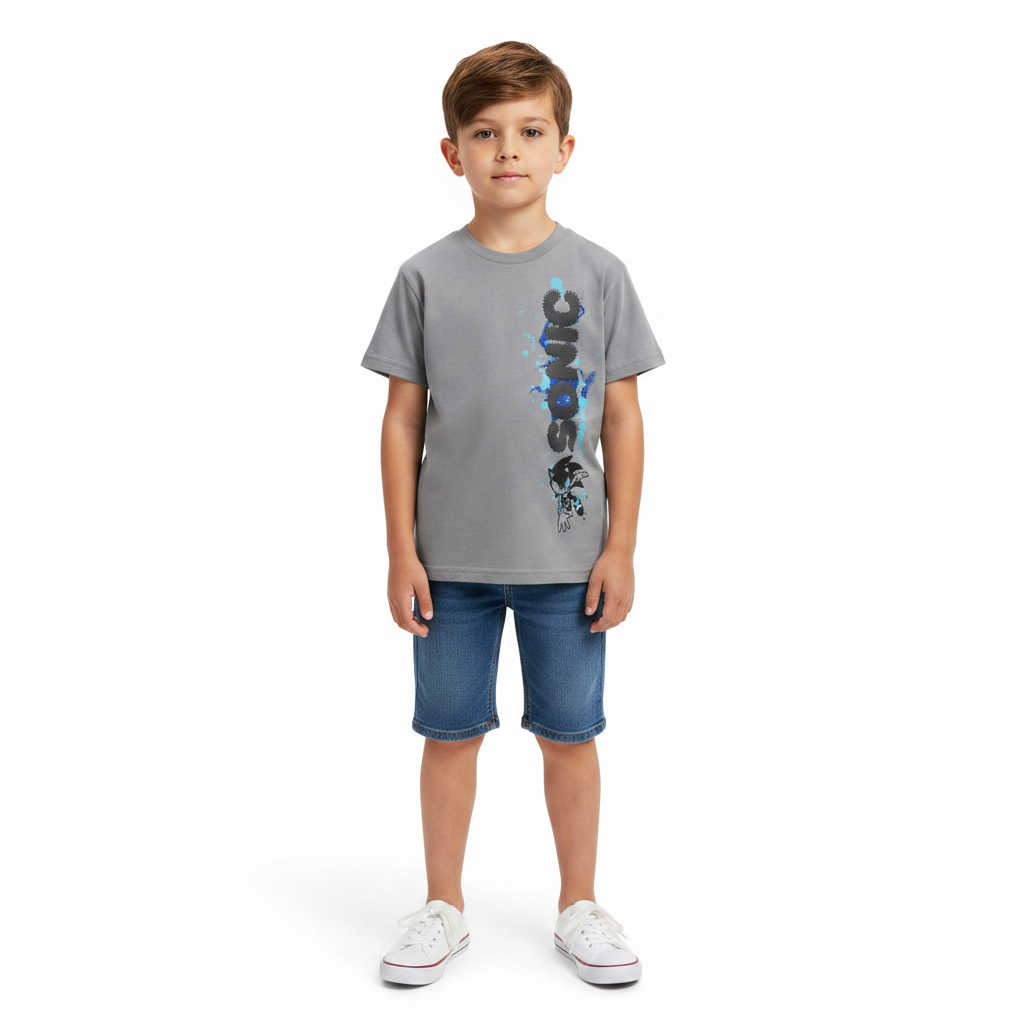SONIC THE HEDGEHOG Grey T-Shirt
