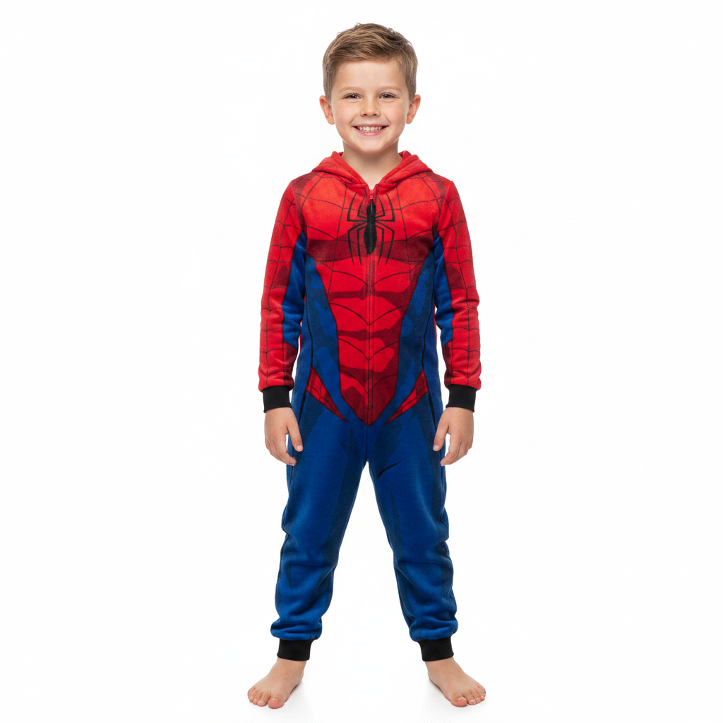 Spiderman | Fleece All-In-One | Little Gecko