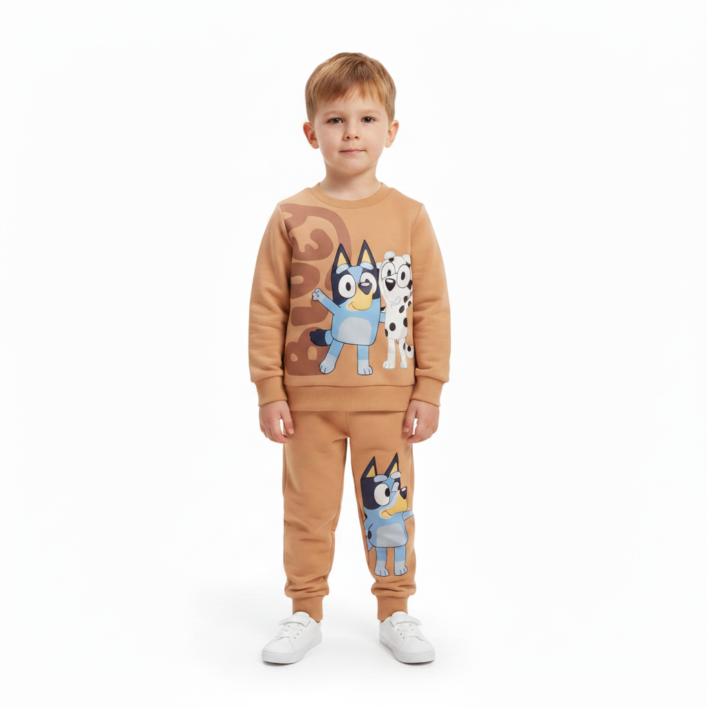 Bluey | Bluey & Chloe Sweatshirt & Jogging Pants Set | Little Gecko