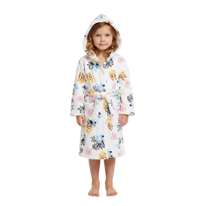BLUEY White Fleece Dressing Gown