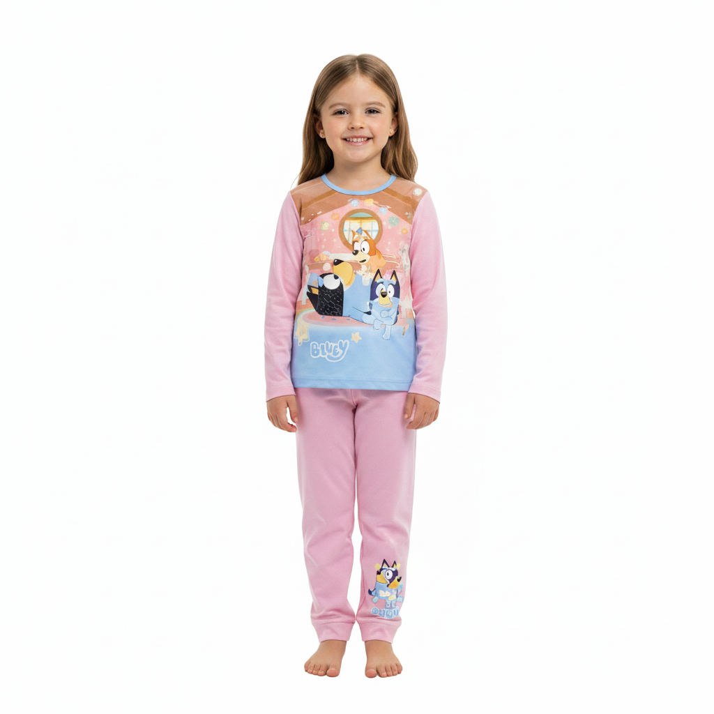 BLUEY Pink Pyjama Set
