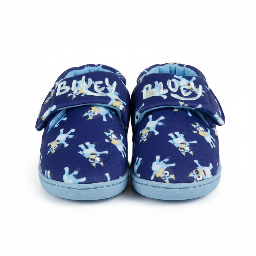 BLUEY Navy Slippers
