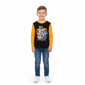 HOT WHEELS Black/Orange T-Shirt