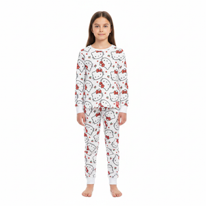 HELLO KITTY Cream Pyjama Set