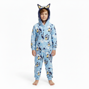BLUEY Light Blue Fleece All-In-One