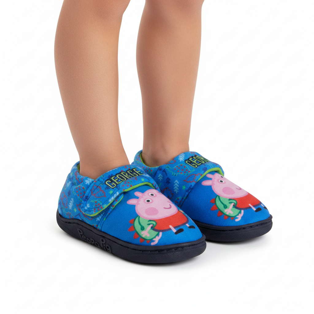 GEORGE PIG Blue Slippers