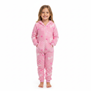 BARBIE Pink Fleece All-In-One