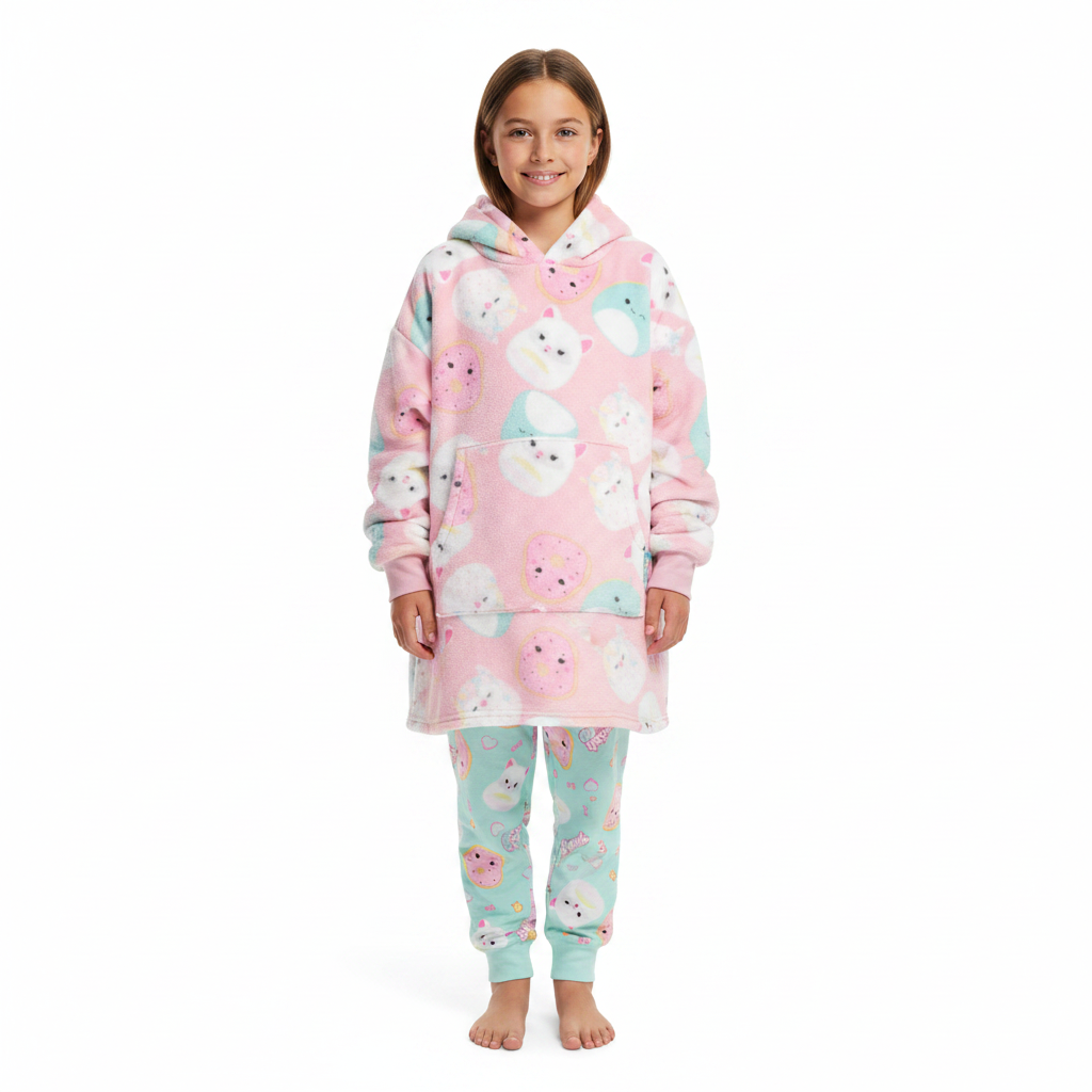 Squishmallows | Pyjamas & Snuggle Hoodie Set | Little Gecko
