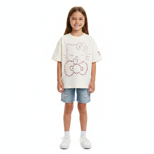 HELLO KITTY Cream T-Shirt