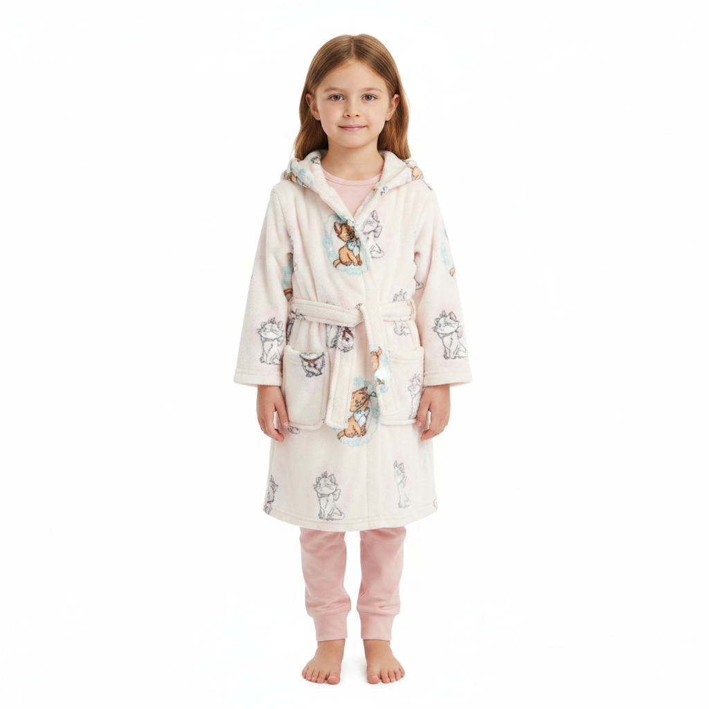 THE ARISTOCATS Pink Fleece Dressing Gown