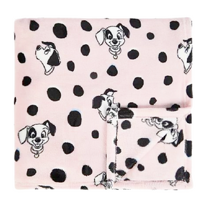 101 Dalmatians | Pink Coral Fleece Blanket | Little Gecko