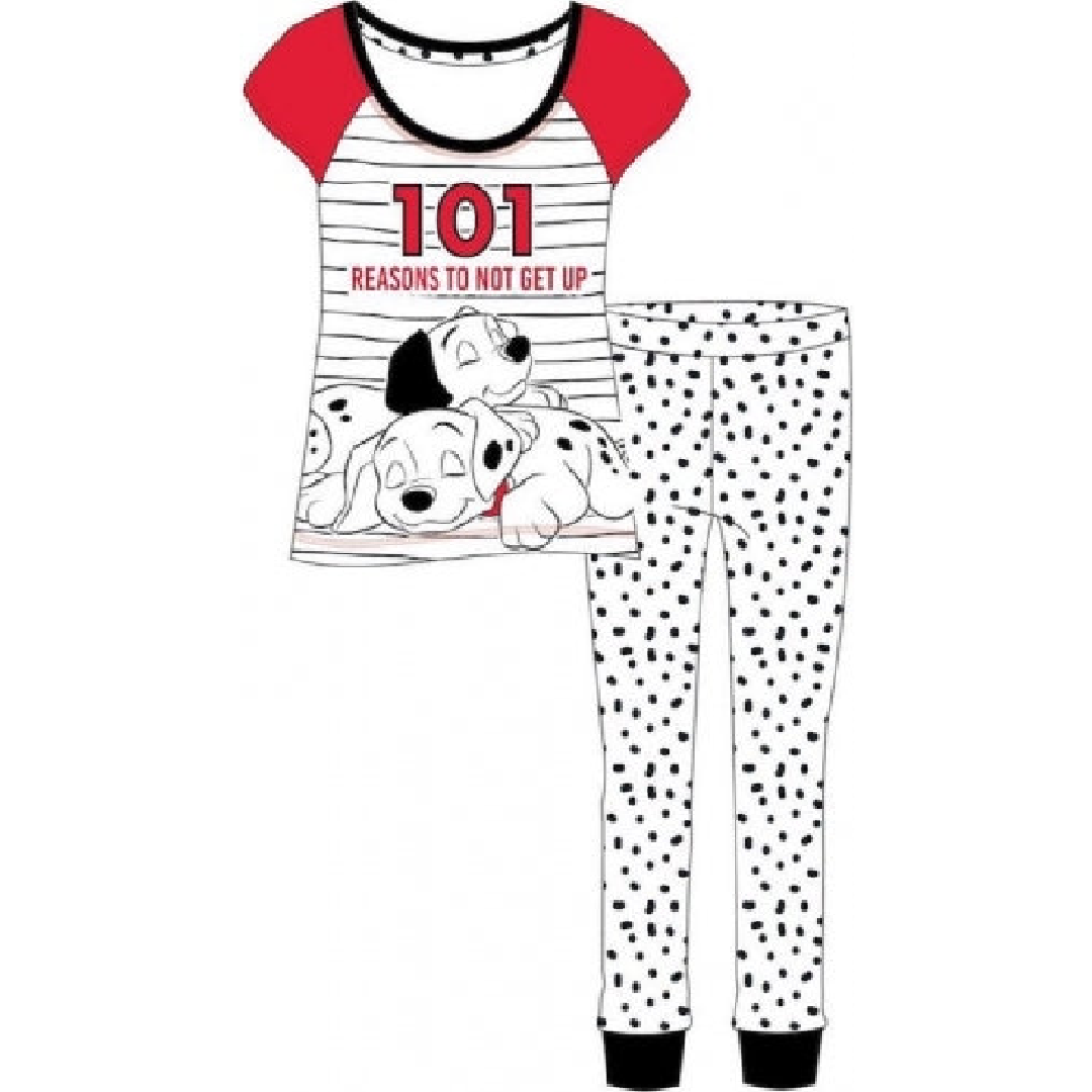 101 Dalmatians | Reasons Not to Get Up Ladies Pyjamas | Little Gecko