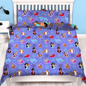 Disney Princess | Aladdin Double/Queen Bed Quilt Cover Set - Sunset | Little Gecko
