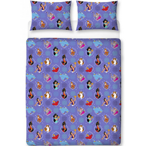 Disney Princess | Aladdin Double/Queen Bed Quilt Cover Set - Sunset | Little Gecko