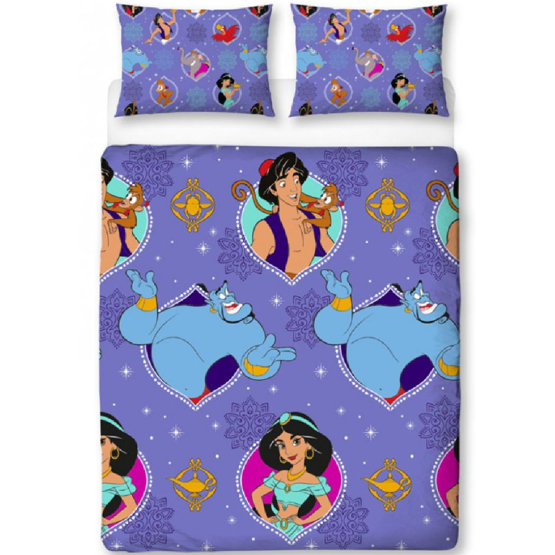 Aladdin | Sunset Double/Queen Bed Quilt Cover Set | Little Gecko