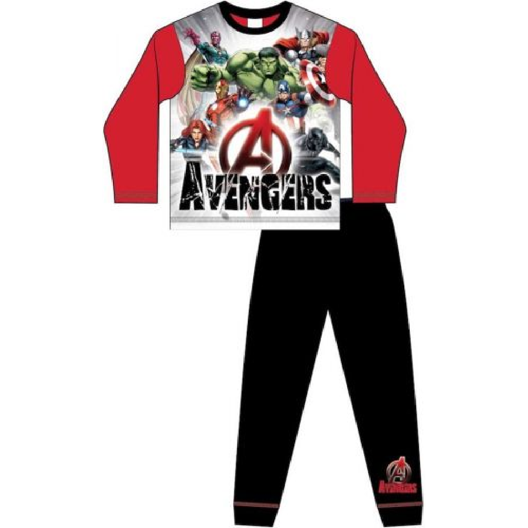 Avengers | Red/Black Pyjamas | Little Gecko