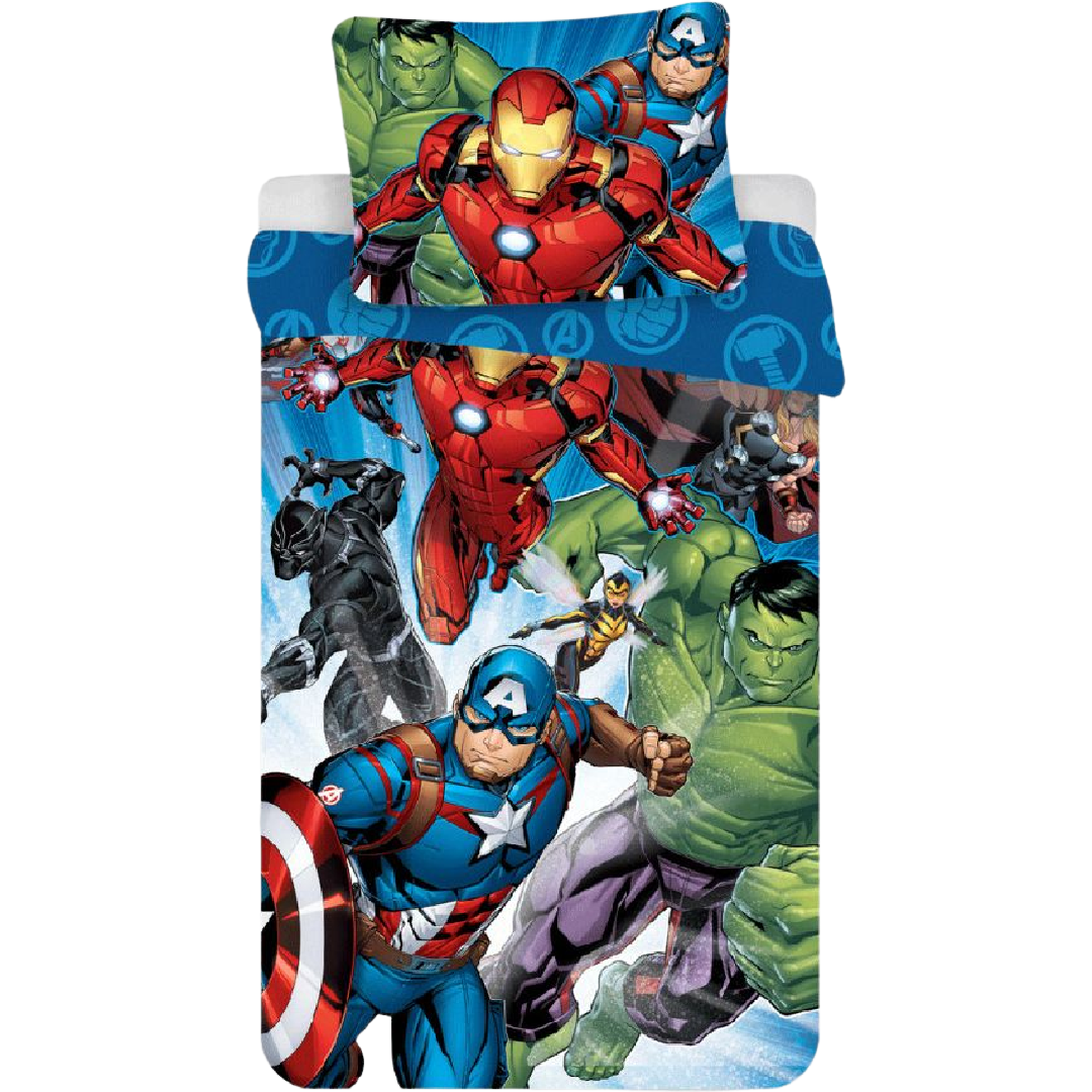 Avengers | Mission Single Bed Quilt Cover Set | Little Gecko