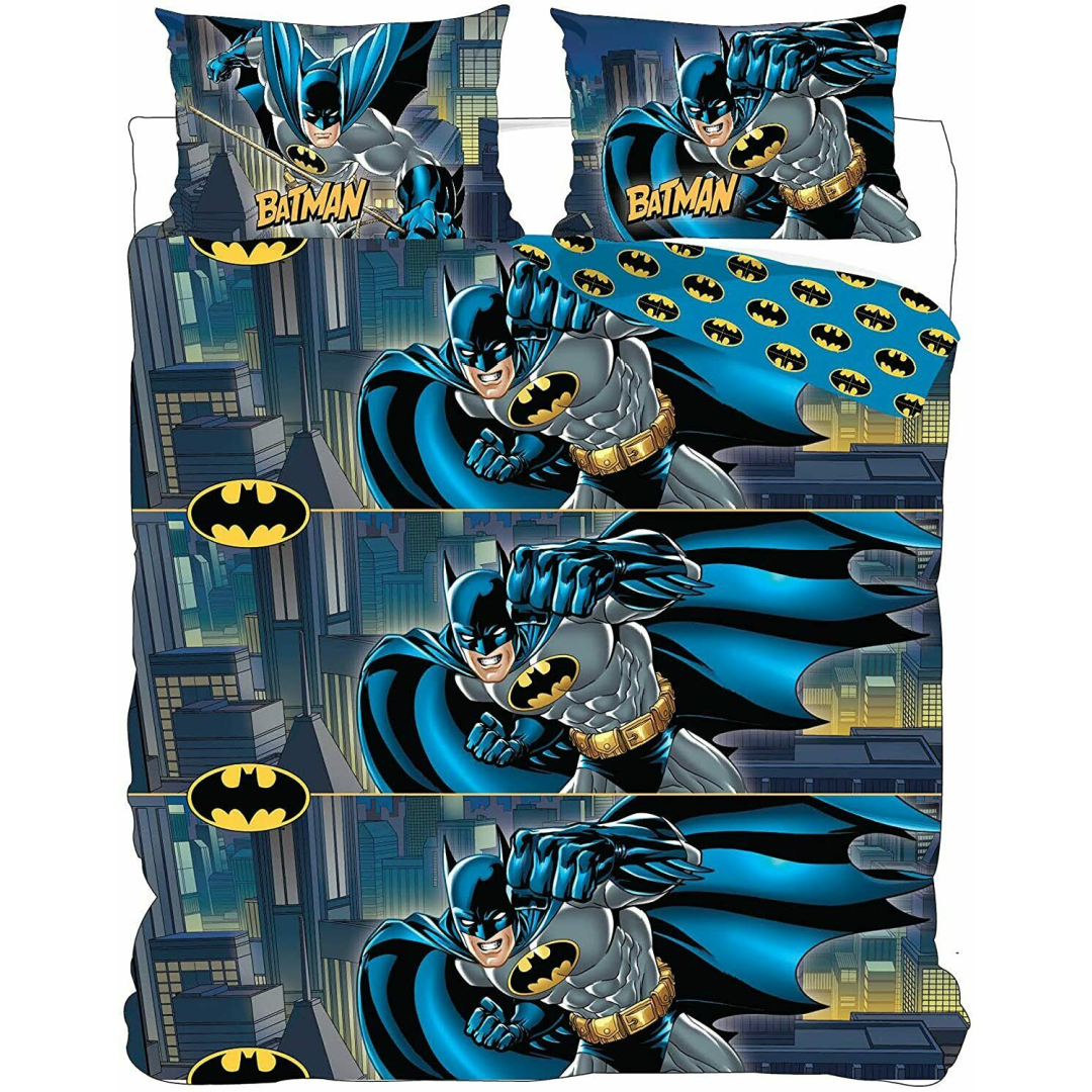 Batman | Dark Knight Double/Queen Bed Quilt Cover Set | Little GeckoBatman | Dark Knight Double/Queen Bed Quilt Cover Set | Little Gecko