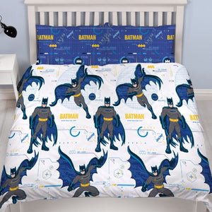 Batman | Tech Double/Queen Bed Quilt Cover Set | Little Gecko