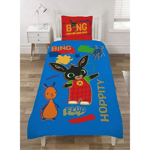 Bing Bunny | Rebel Rules Single Bed Quilt Cover Set | Little Gecko