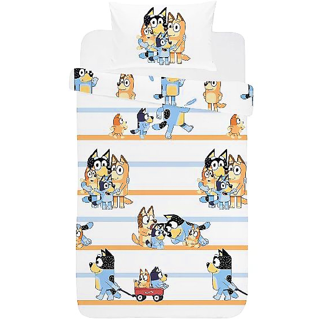 Bluey | Family Single Bed Quilt Cover Set | Little Gecko