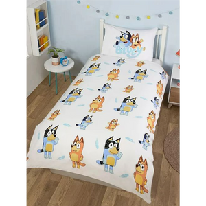 Bluey | Family Single Bed Quilt Cover Set | Little Gecko