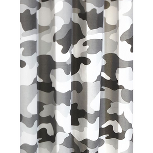 Camouflage Grey | Ready-Made Lined Curtains | Little Gecko