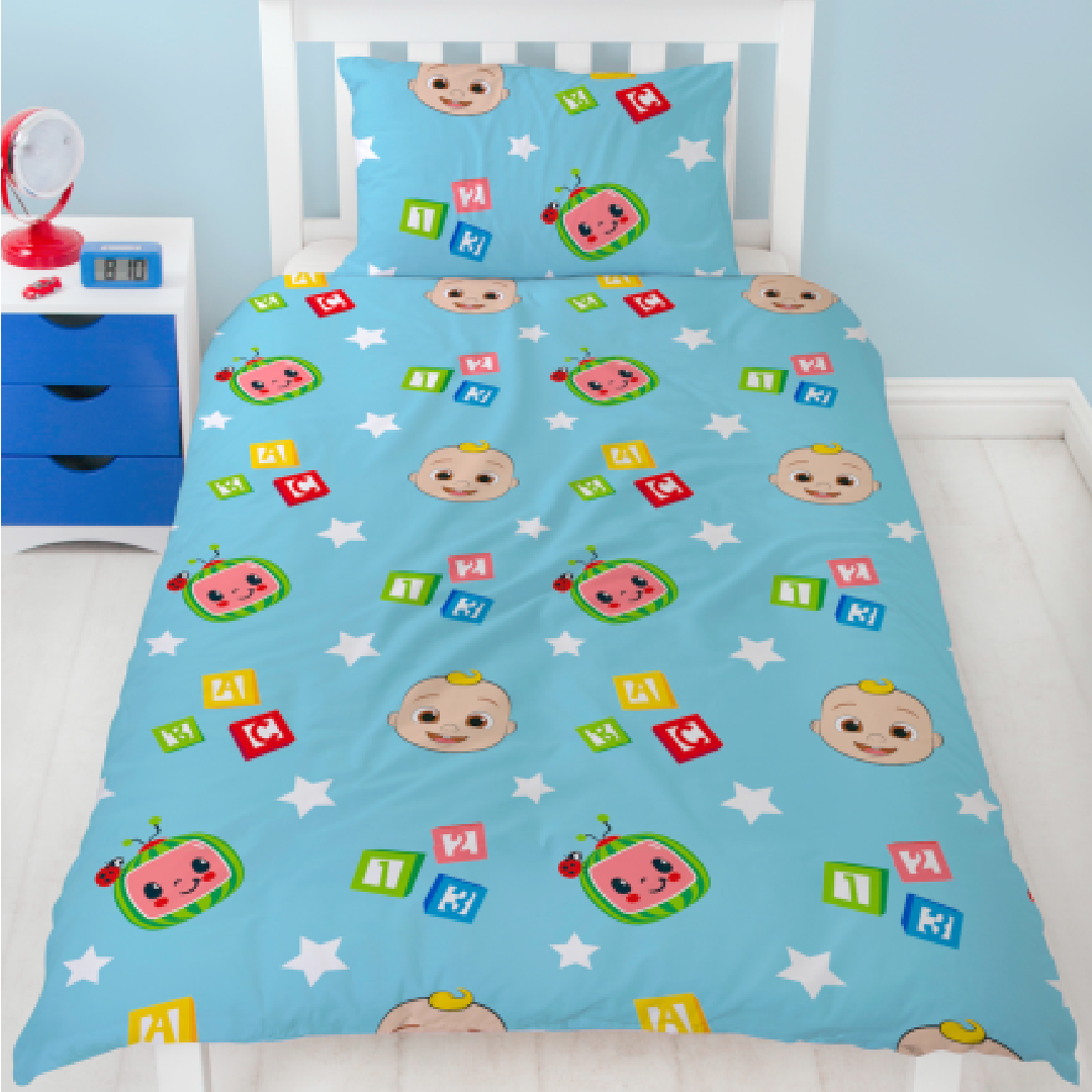 CoComelon | Friends Single Bed Quilt Cover Set | Little Gecko