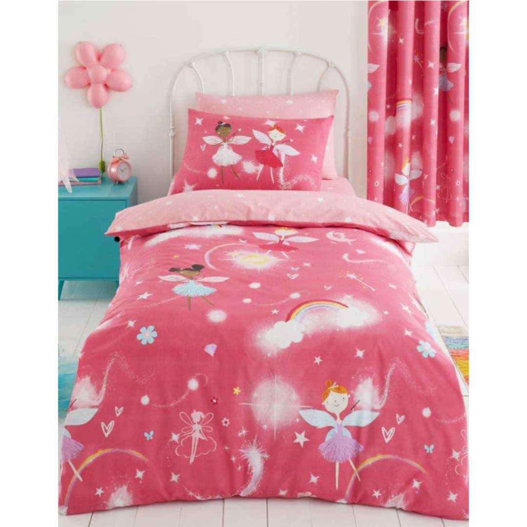 Fairy Buddies | Single Bed Quilt Cover Set | Little Gecko