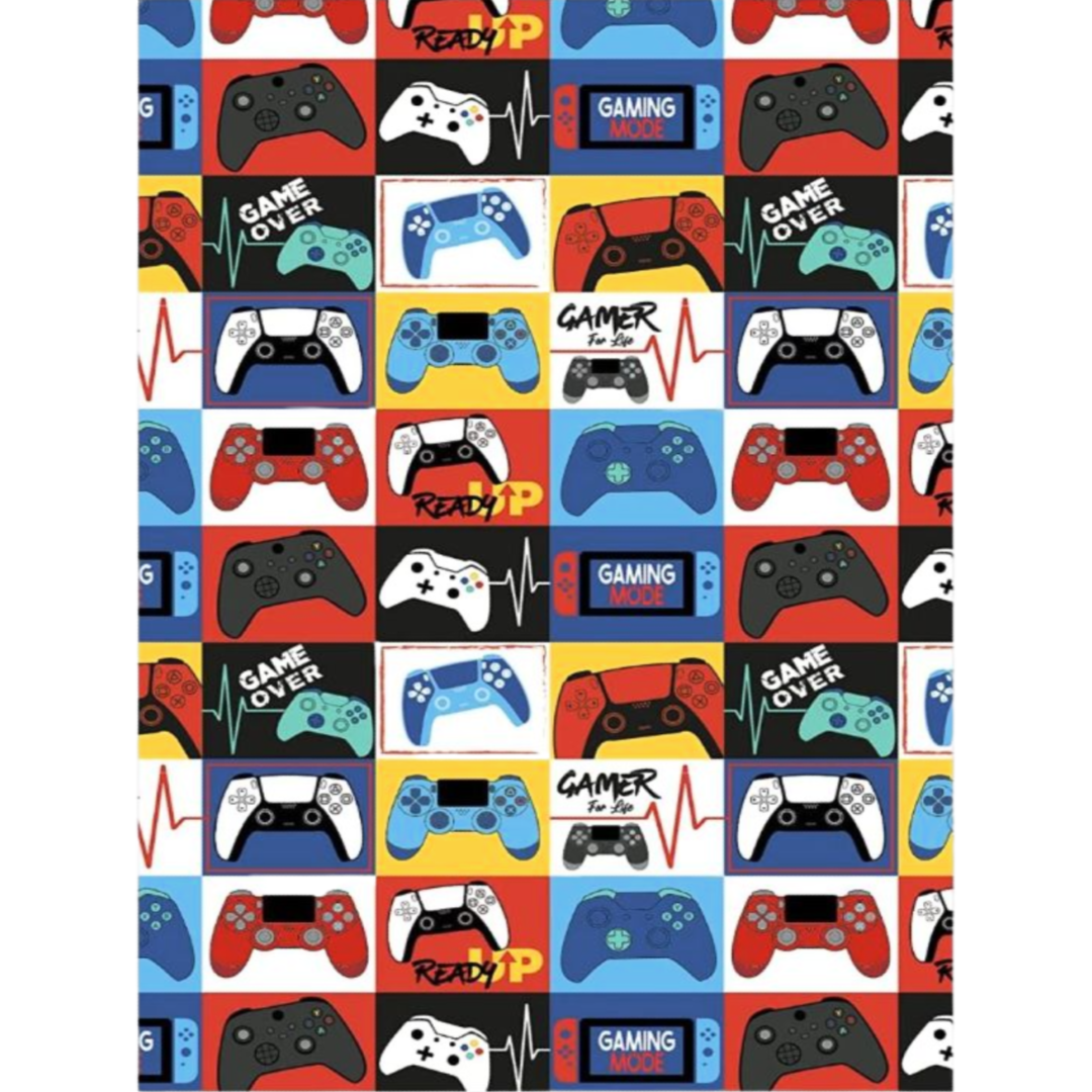 Gamer For Life | Fleece Blanket | Little Gecko