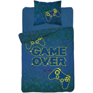 Game Over | Single Bed Quilt Cover Set | Little Gecko