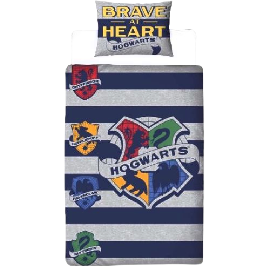 Harry Potter | Brave Single Bed Quilt Cover Set | Little Gecko