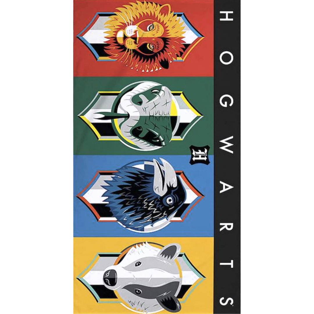 Harry Potter | Houses Towel | Little Gecko