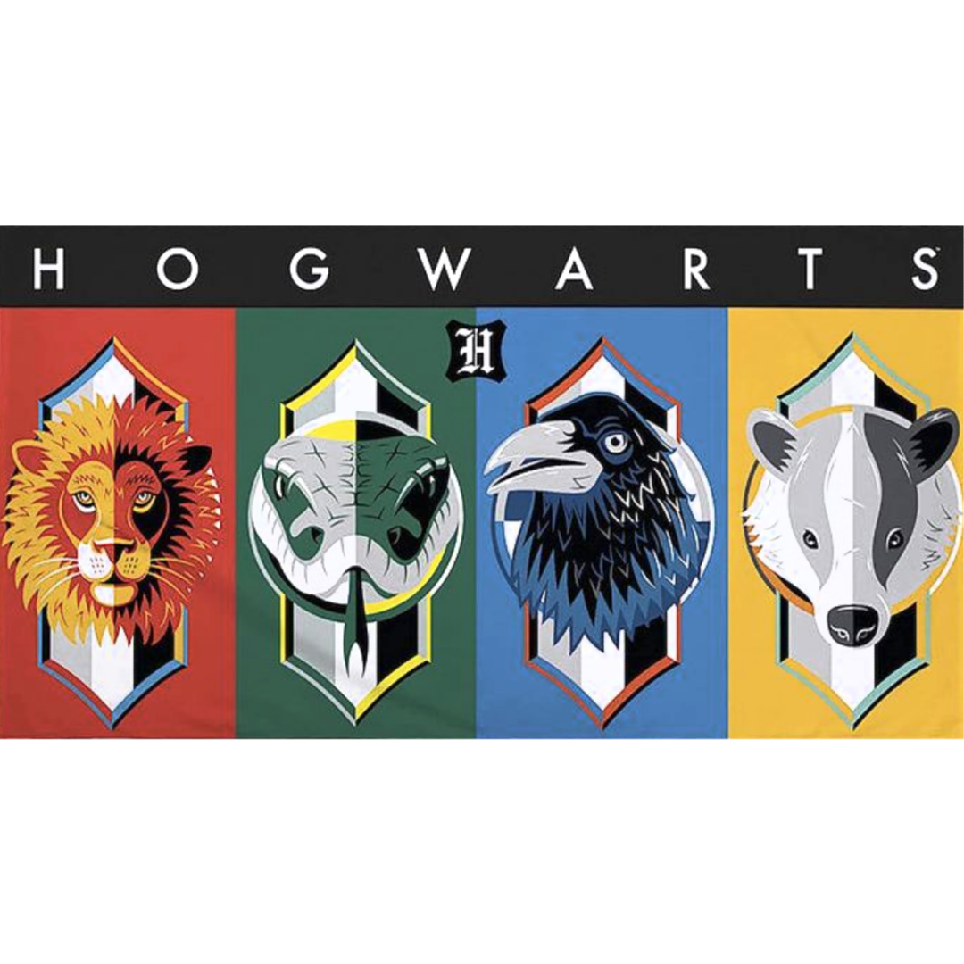 Harry Potter | Houses Towel | Little Gecko