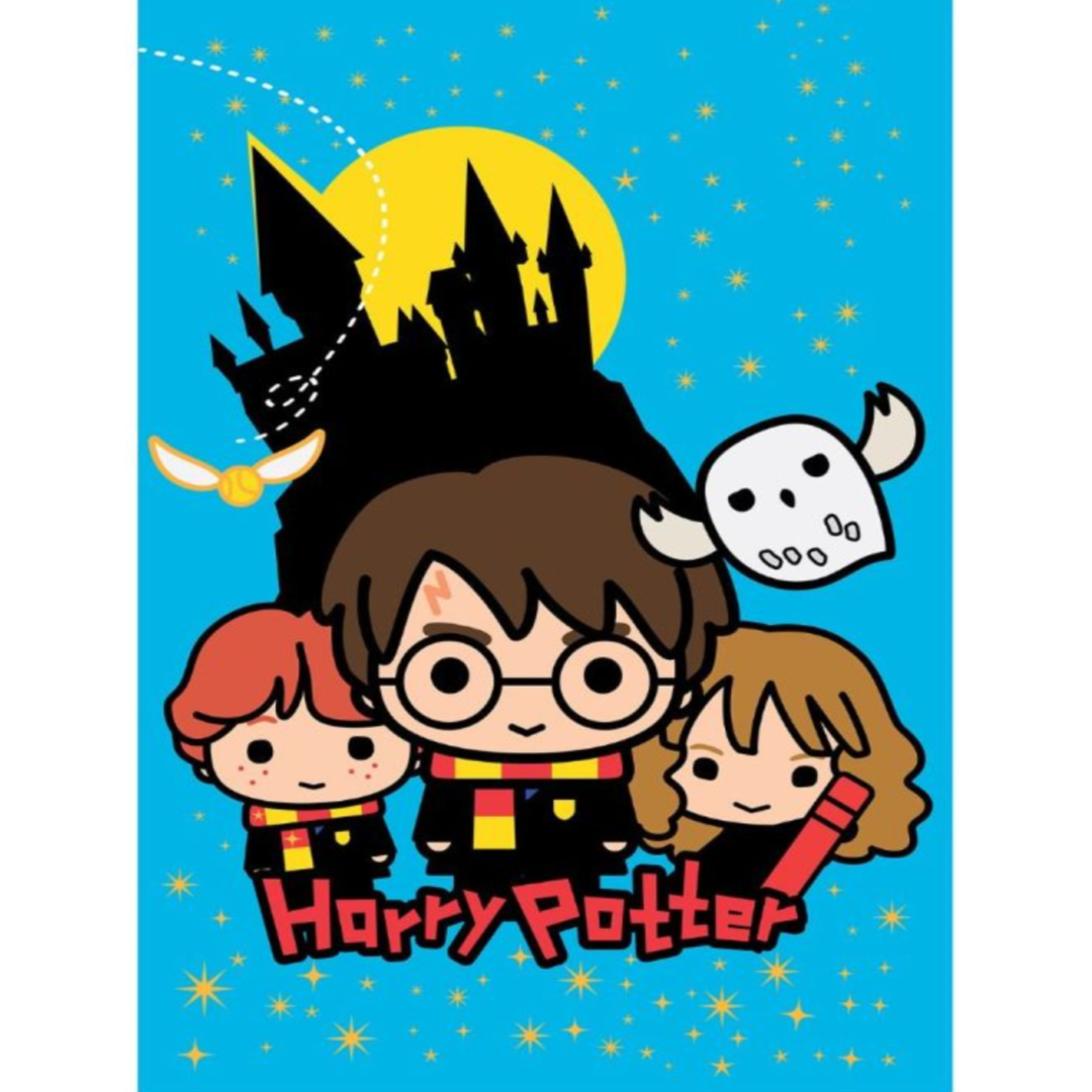 Harry Potter | Stars Fleece Blanket | Little Gecko