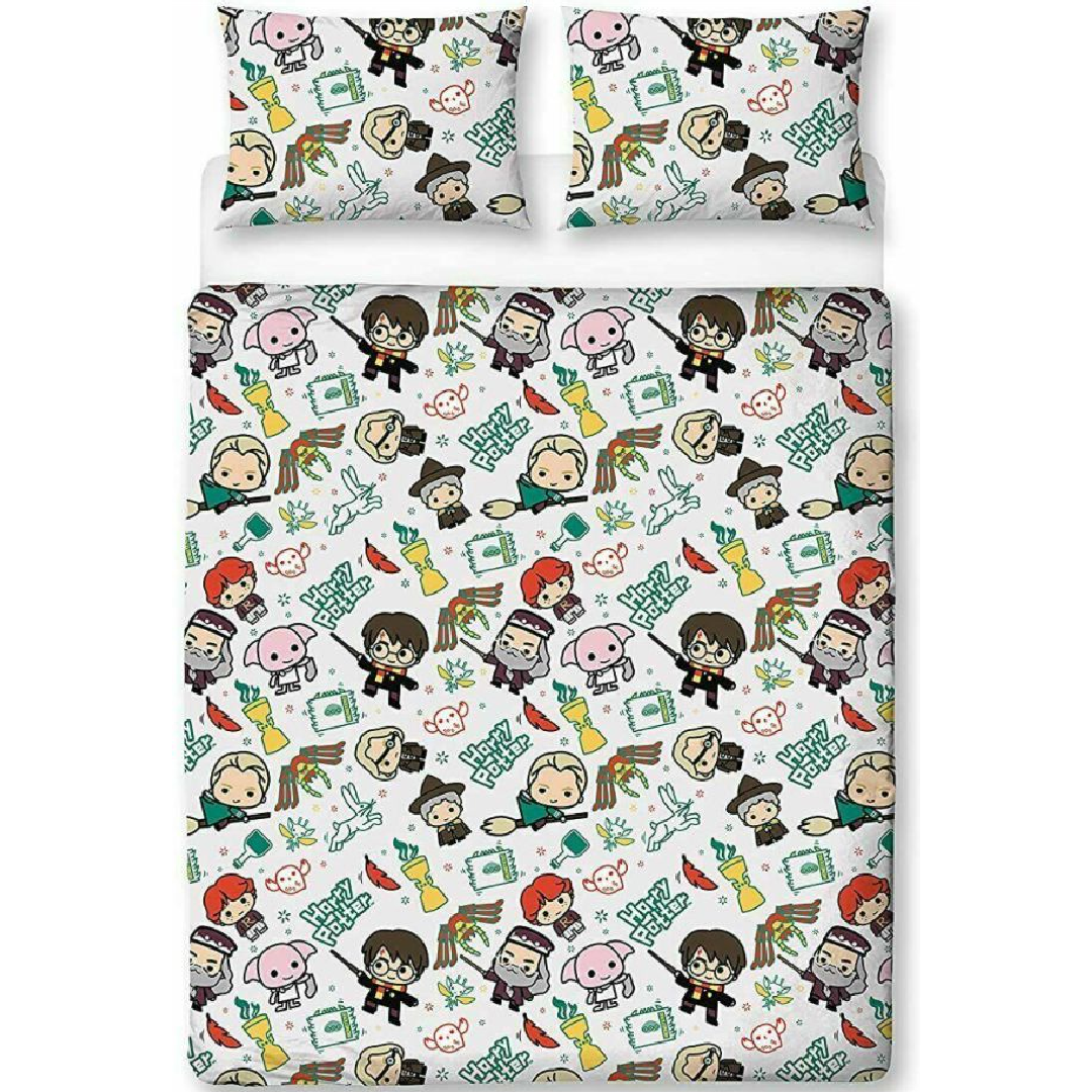 Harry Potter | Scene Double/Queen Bed Quilt Cover Set | Little Gecko