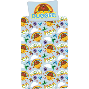 Hey Duggee | Happy Single Bed Panel Quilt Cover Set | Little Gecko