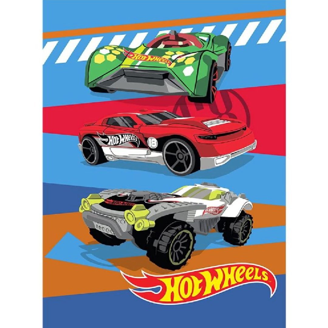 Hot Wheels | Burn Fleece Blanket | Little Gecko