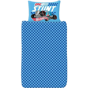 Hot Wheels | Epic Stunt Single Bed Quilt Cover Set | Little Gecko