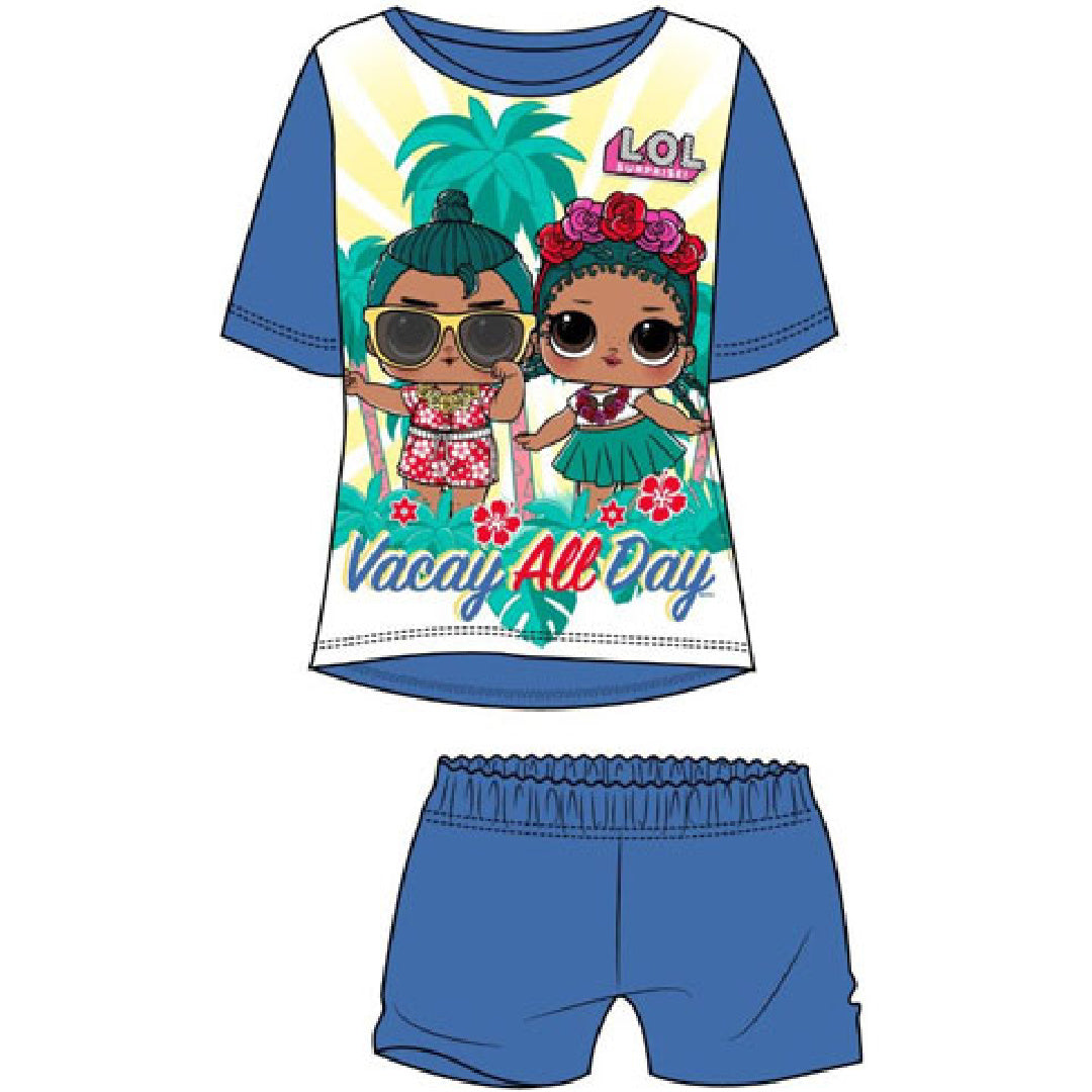 LOL Surprise | Blue Vacay All Day Shortie Pyjamas | Little Gecko