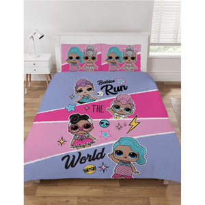 LOL Surprise | Run The World Double/Queen Bed Quilt Cover Set | Little Gecko
