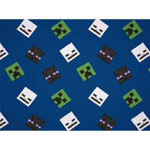 Minecraft | Creeps Coral Fleece Blanket | Little Gecko