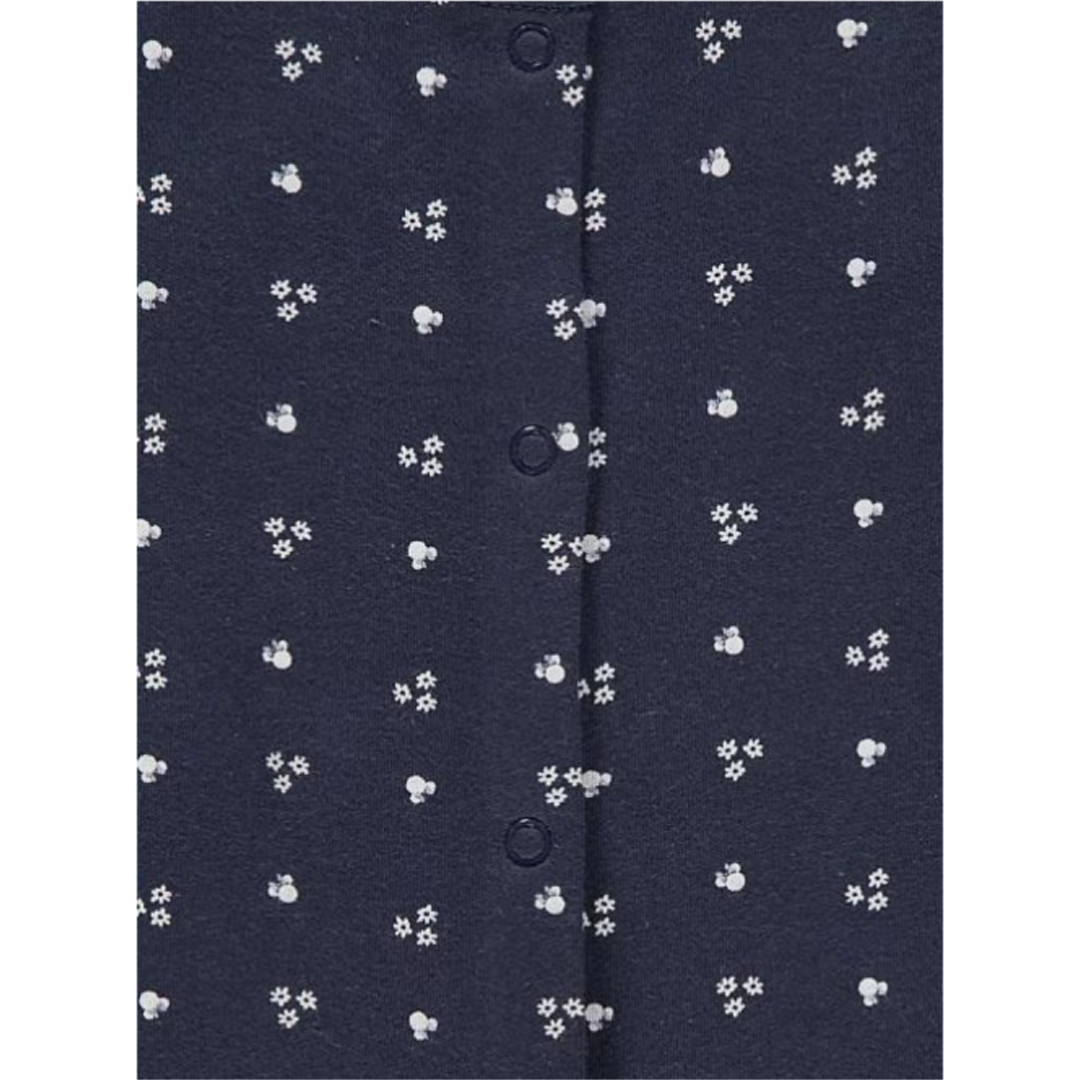 Minnie Mouse | 3pk Blue/Navy/White Floral Print Onesies | Little Gecko