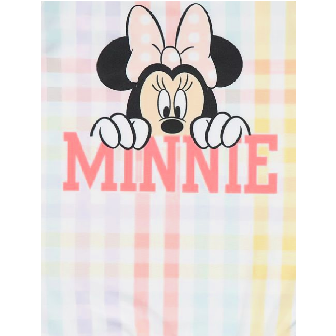 Minnie Mouse | Pastel Gingham Swimsuit | Little Gecko
