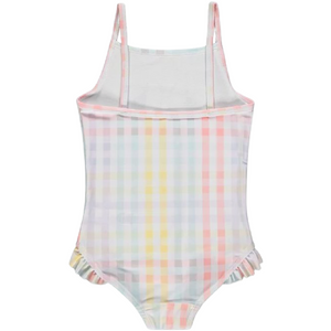 Minnie Mouse | Pastel Gingham Swimsuit | Little Gecko