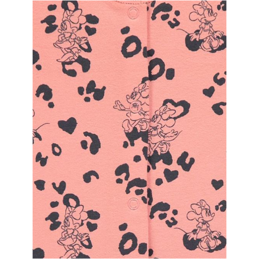 Minnie Mouse | 3pk Pink Animal Print Onesies | Little Gecko