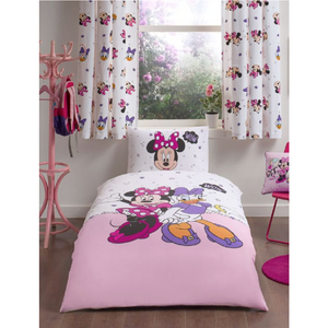 Minnie Mouse | Minnie Mouse & Daisy Duck Single Bed Quilt Cover Set | Little Gecko