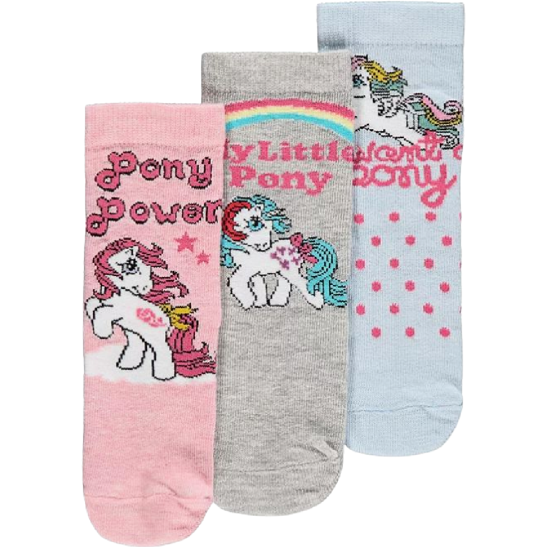 My Little Pony | 3pk Socks | Little Gecko